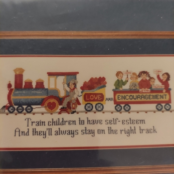 Needle Maid Designs Counted Cross Stitch Kit All Aboard Children Train, mnc-35 - Picture 3 of 6